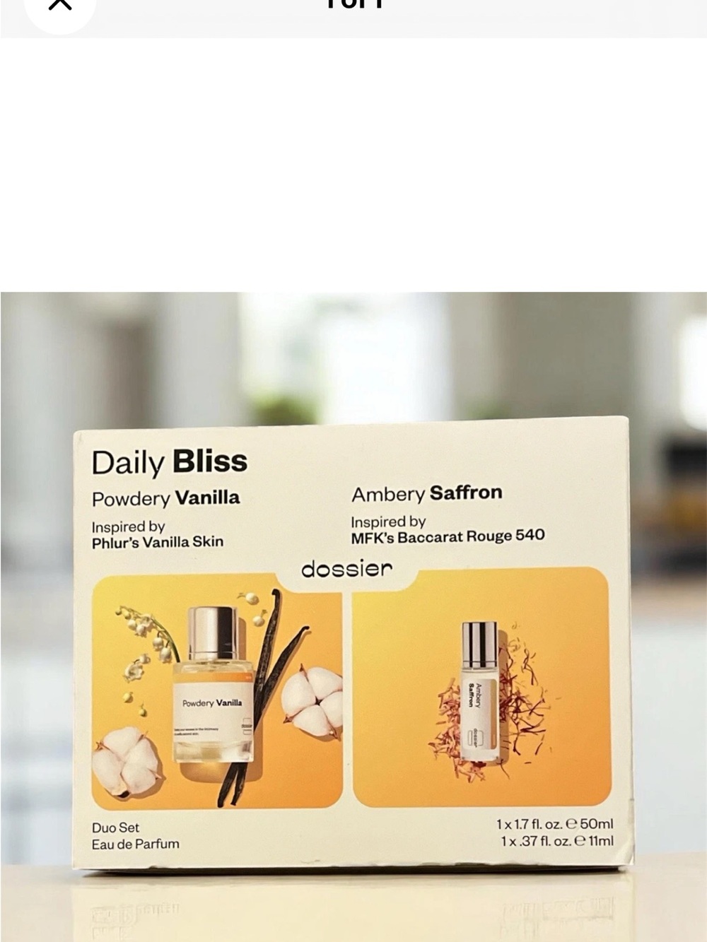 Daily Bliss Duo Set Dossier Perfum